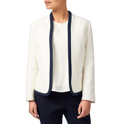 Contrast tipped jacket